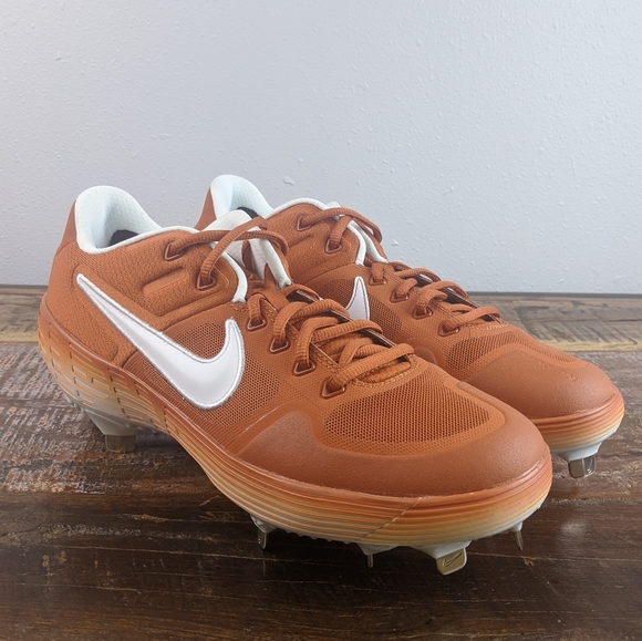 burnt orange baseball cleats